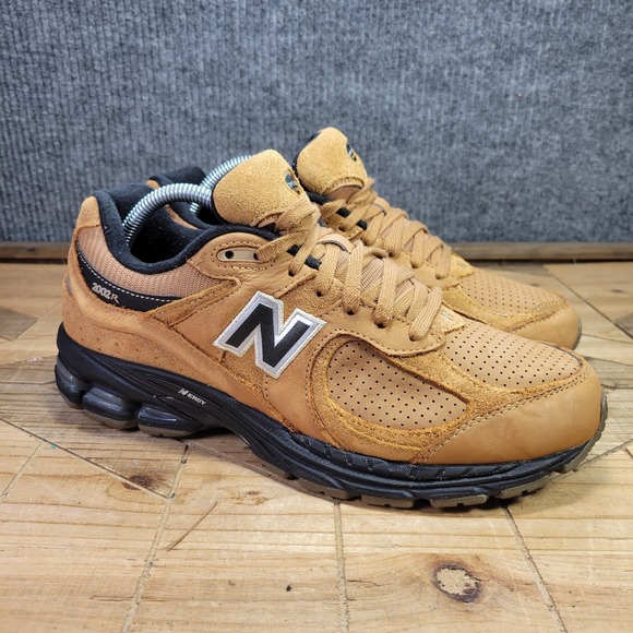 New Balance Shoes - 2023 J Crew 2002R Tobacco Brown Black Suede - Sz 8.5D Mens